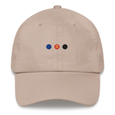 Embroidered Polyamory Hat: Pride Flag Horizontal Circle Design